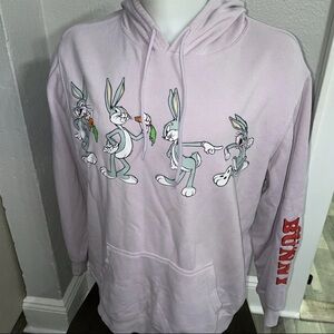 Looney Tunes Bugs Bunny Pull-Over Hoodie Sweatshirt XL (46/48)